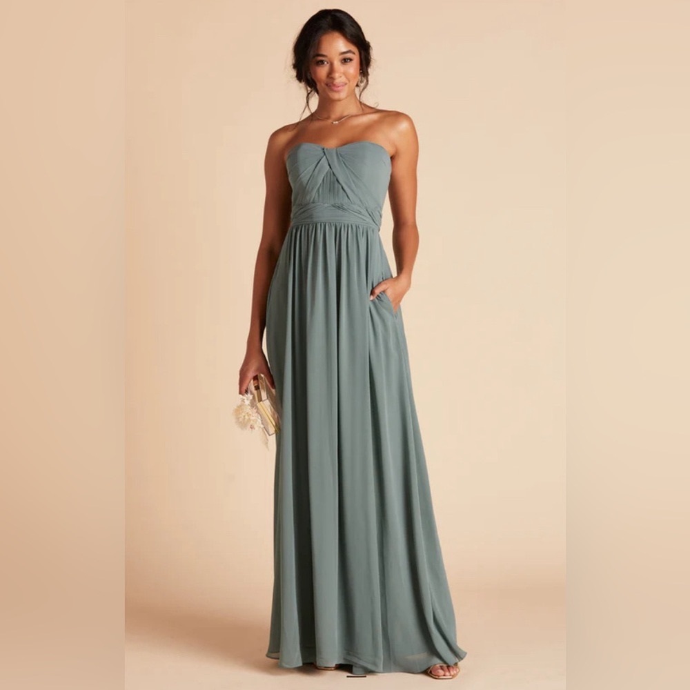 BIRDY GREY GRACE CONVERTIBLE DRESS IN SEA GLASS SIZE XS